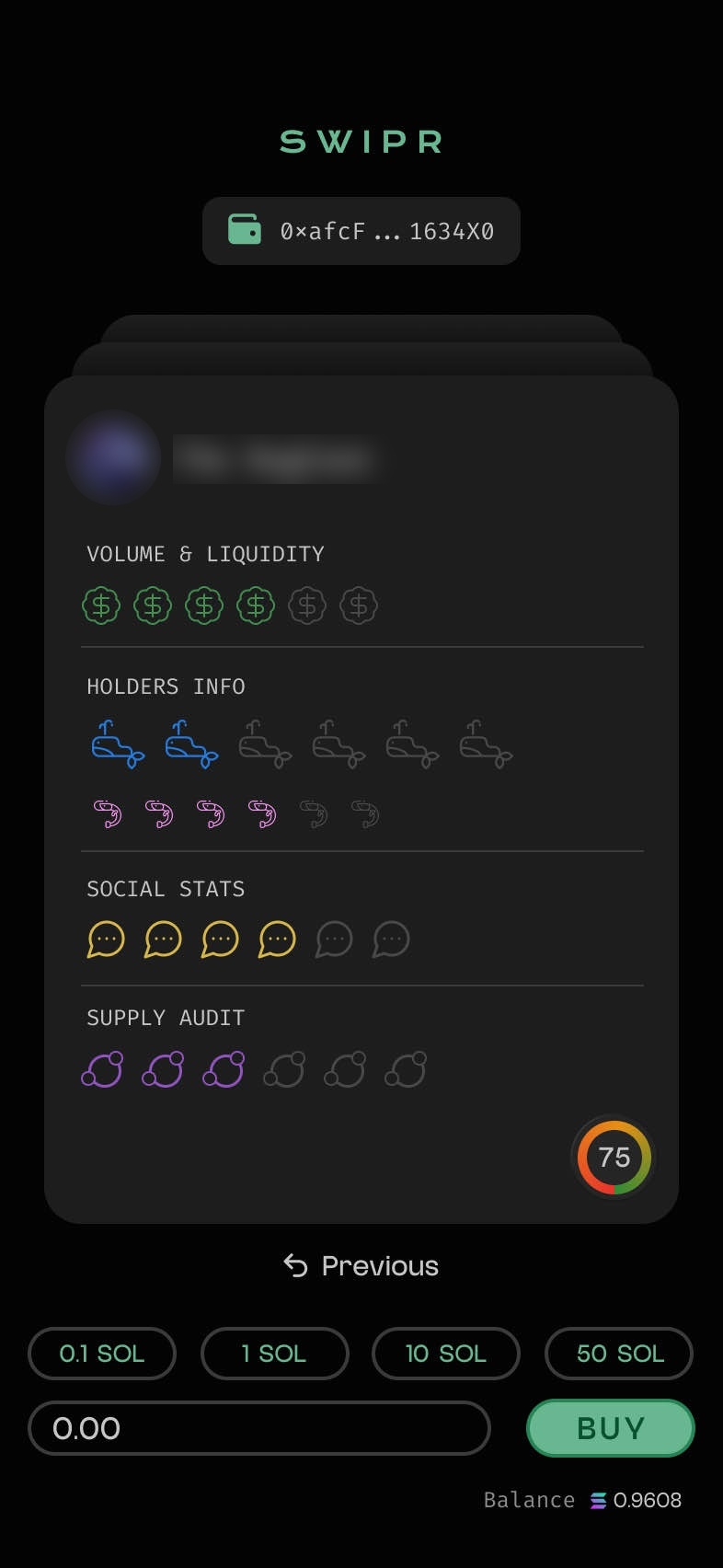 Token detail
